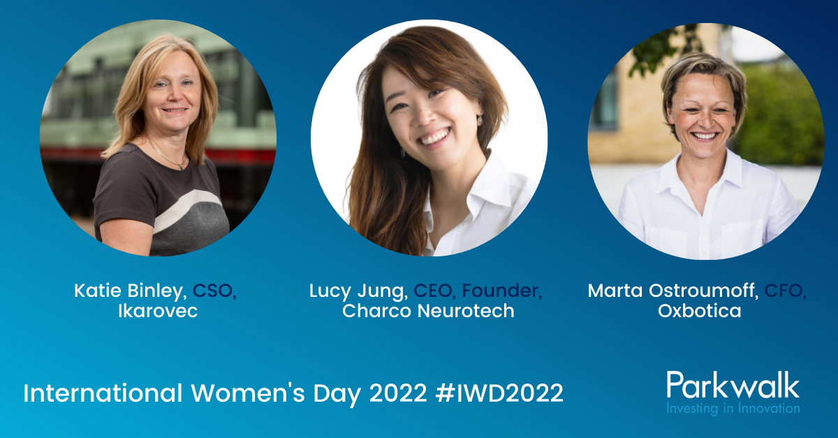 Parkwalk – International Women’s Day 2022 interviews with portfolio leaders