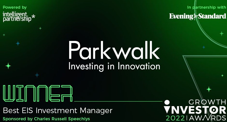 Parkwalk – ‘Best EIS Investment Manager’ at Growth Investor Awards 2022